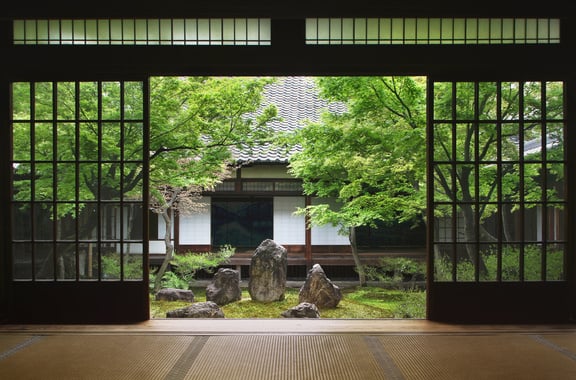 japanese stone garden